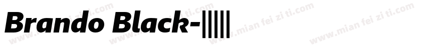 Brando Black字体转换